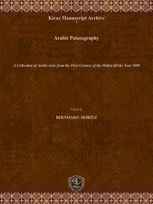 cover image of Arabic Palaeography